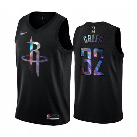 Dres Houston Rockets Jeff Green 32 Iridescent HWC Collection Swingman